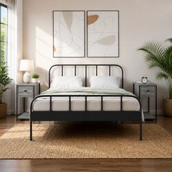Grey Sonoma Bedside Cabinets - 2 Piece Set