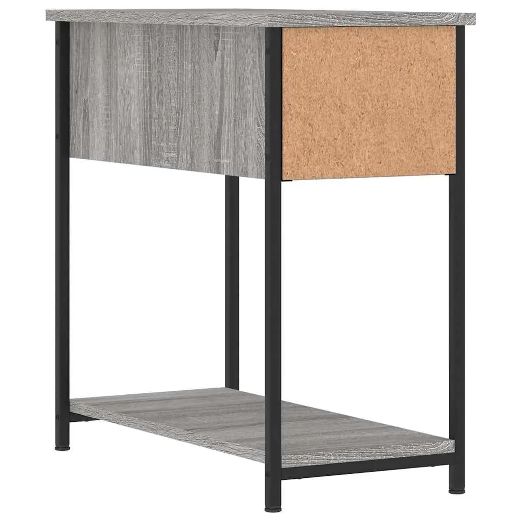 Bedside Cabinets 2 pcs Grey Sonoma Engineered Wood Bedroom Storage Furniture