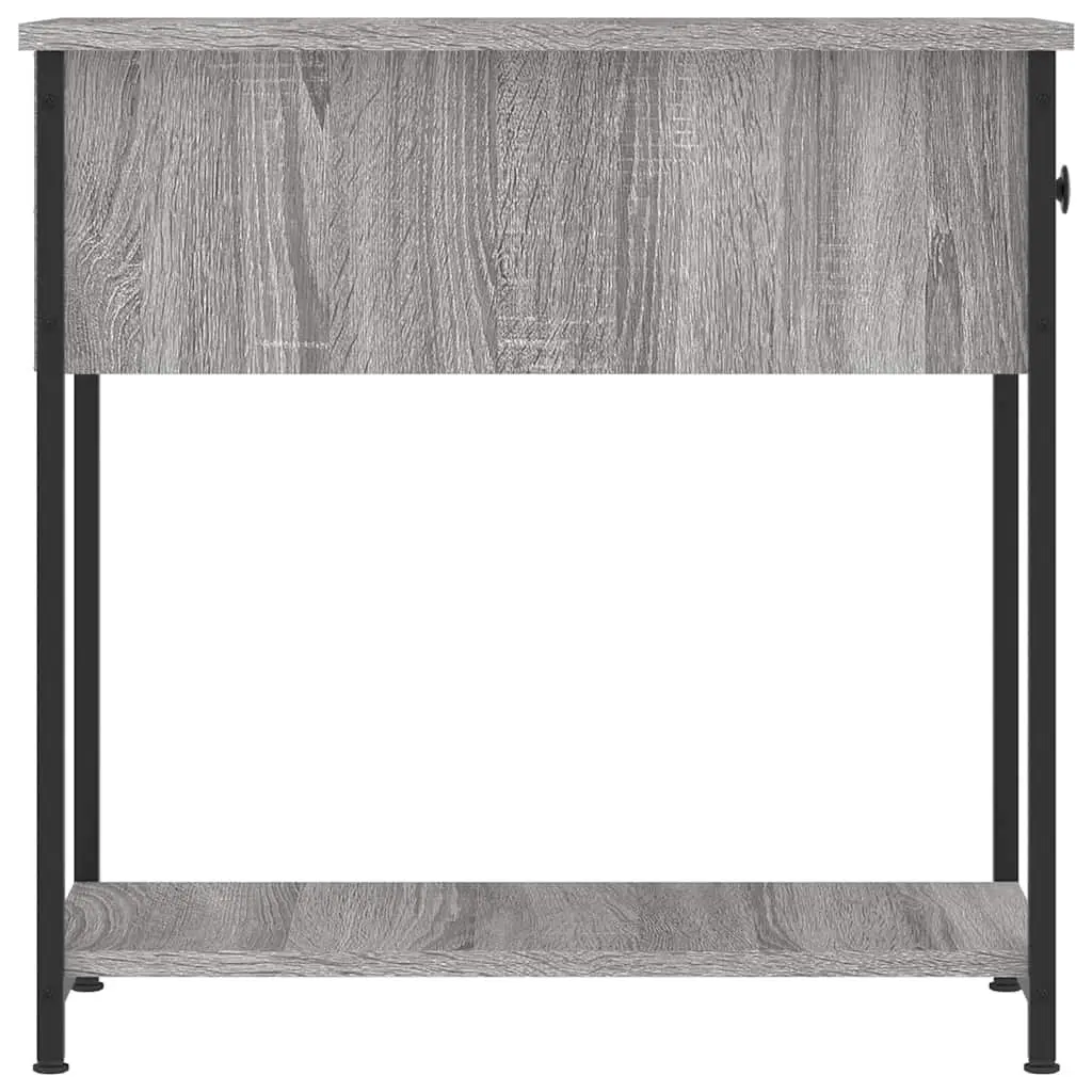 Bedside Cabinets 2 pcs Grey Sonoma Engineered Wood Bedroom Storage Furniture