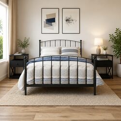 Charming Black Bedside Cabinets 2 pcs for Cozy Spaces