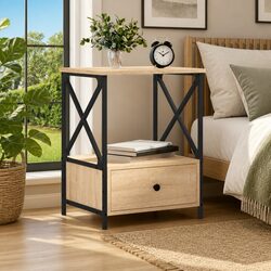 Sonoma Oak Bedside Table 50x41x65 cm for Cozy Spaces