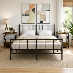 Warm Brown Bedside Tables 2 pcs for Cozy Bedrooms