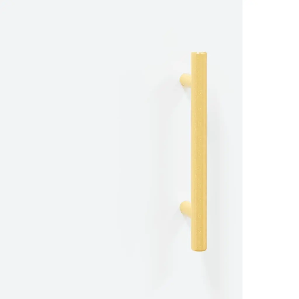 Sideboard White 90x34x80 cm Modern Engineered Wood Metal Legs