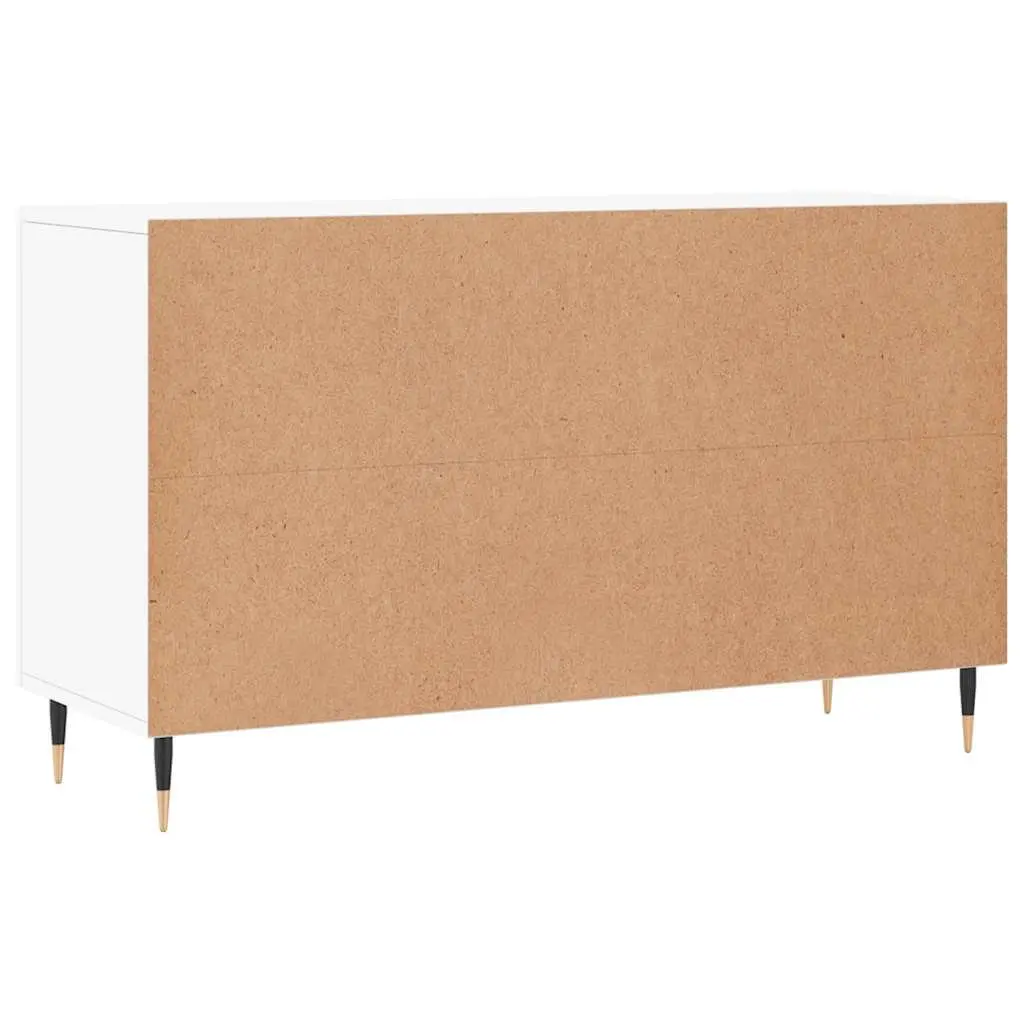White Storage Sideboard with Metal Legs