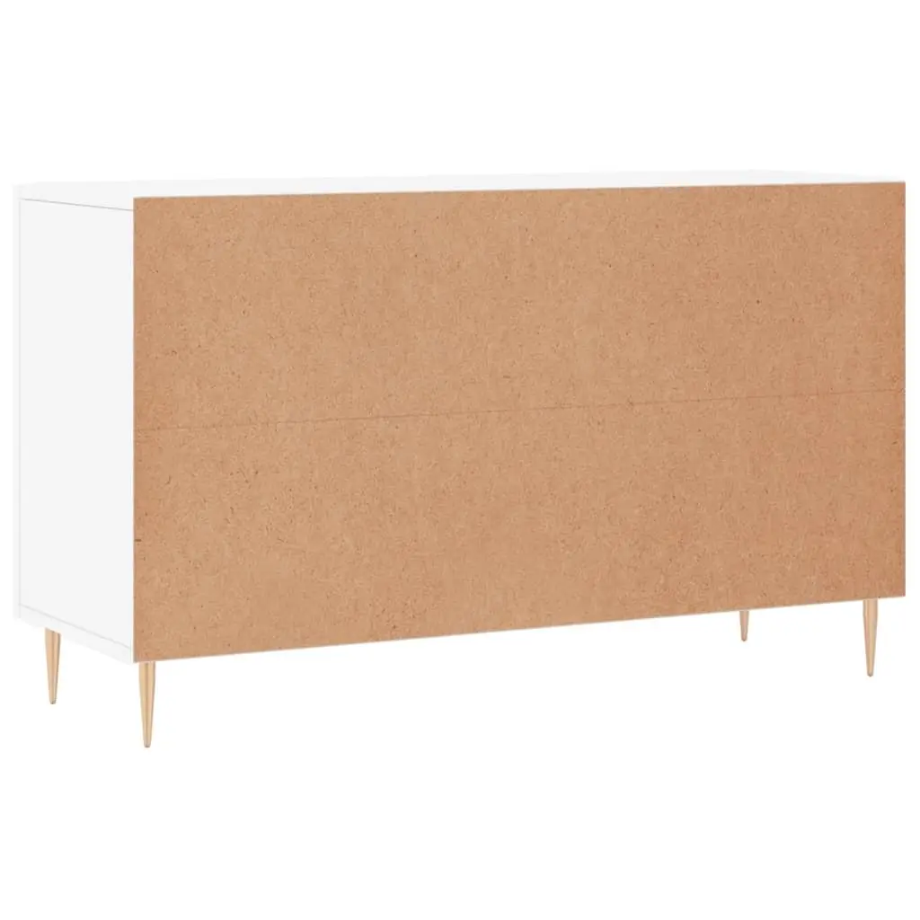 Sideboard White 100x36x60cm Modern Storage Cabinet Engineered Wood Buffet