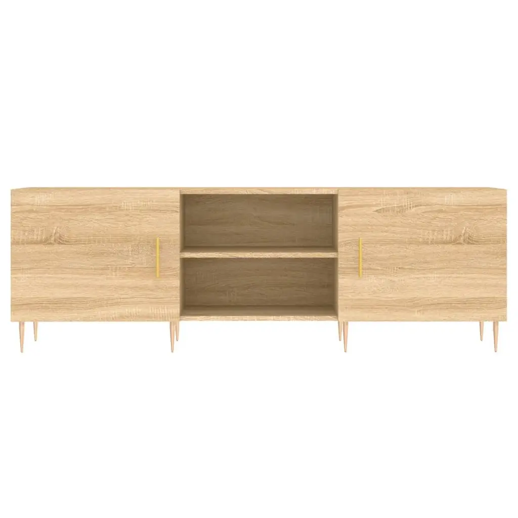 Sonoma Oak Brown Engineered Wood TV Cabinet