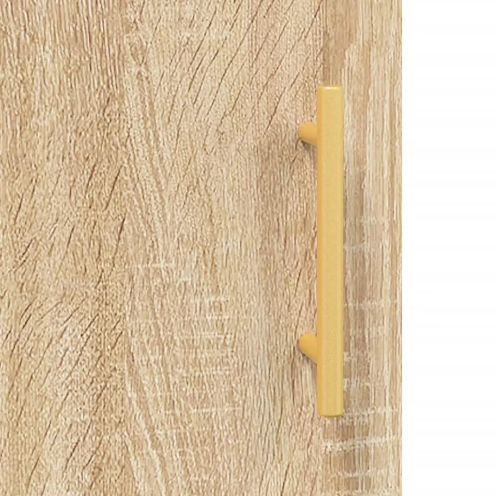 Sonoma Oak Brown Engineered Wood TV Cabinet