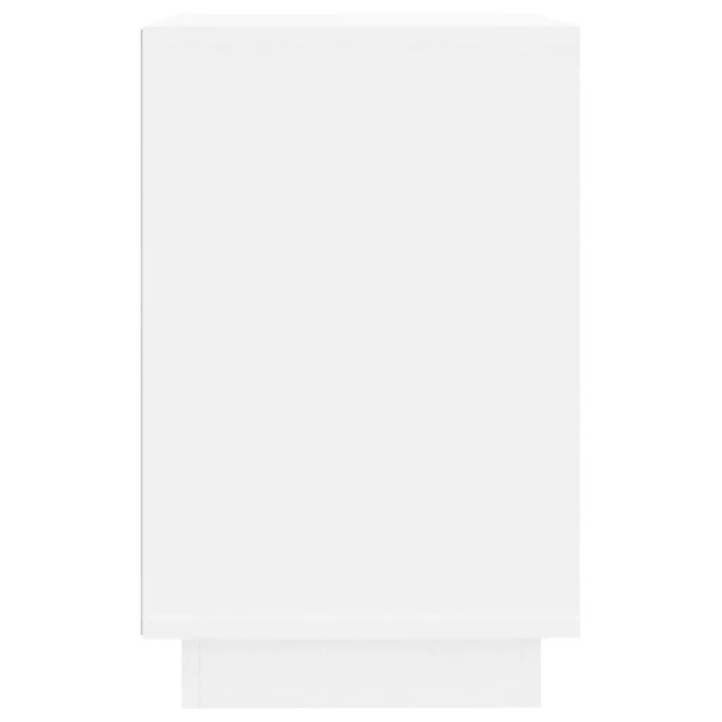 White Sideboard with 6 Compartments 102x35x55 cm
