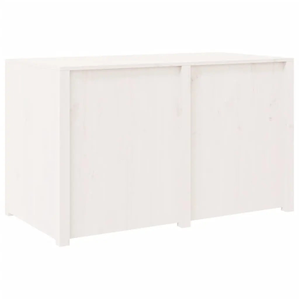 White Solid Pine Outdoor Kitchen Cabinet for Garden