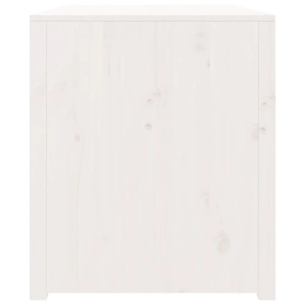 White Solid Pine Outdoor Kitchen Cabinet for Garden