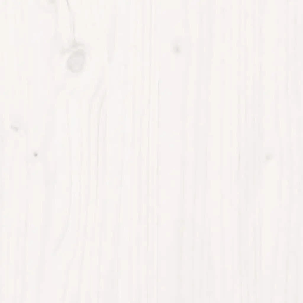 White Solid Pine Outdoor Kitchen Cabinet for Garden