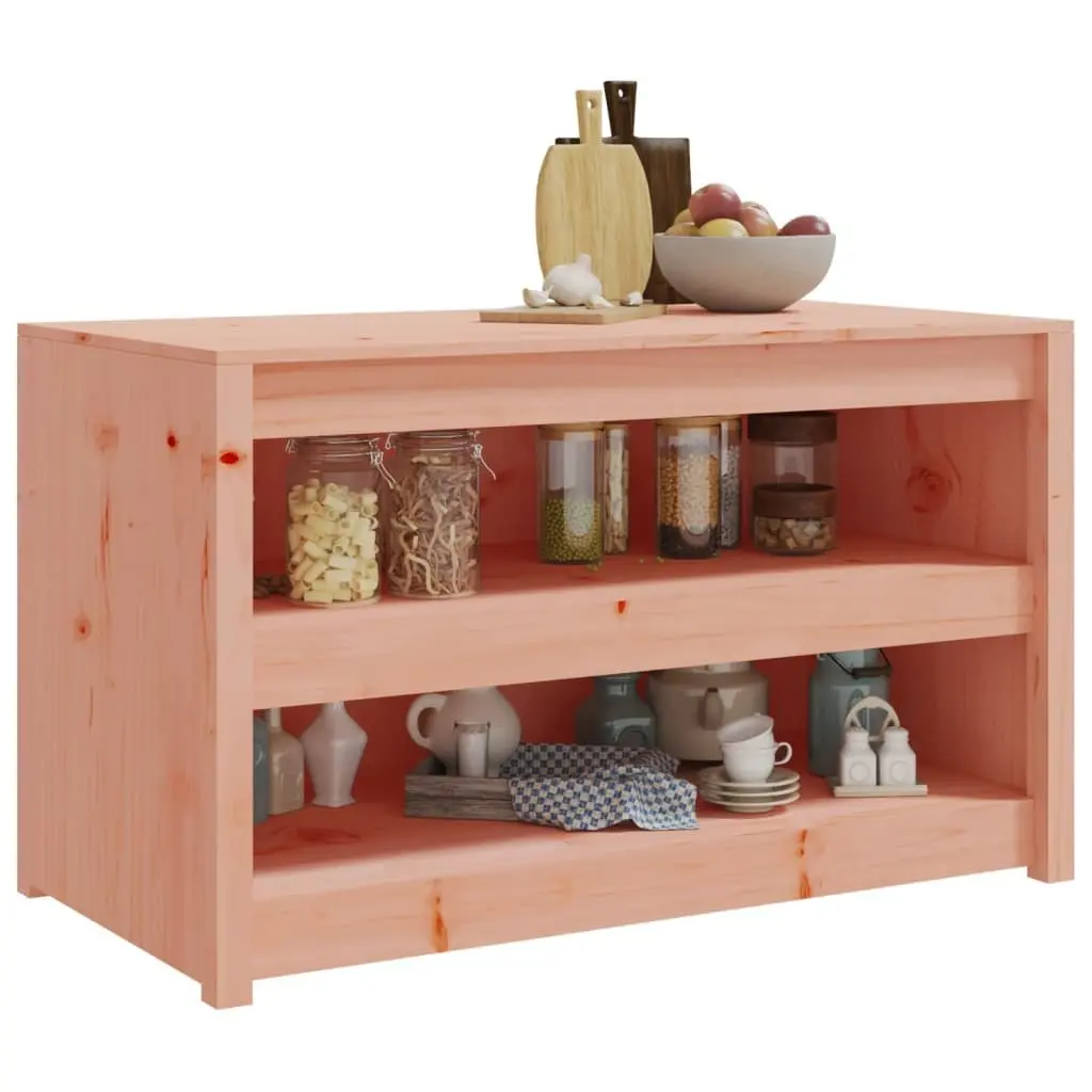 Solid Wood Outdoor Kitchen Cabinet for Garden Storage