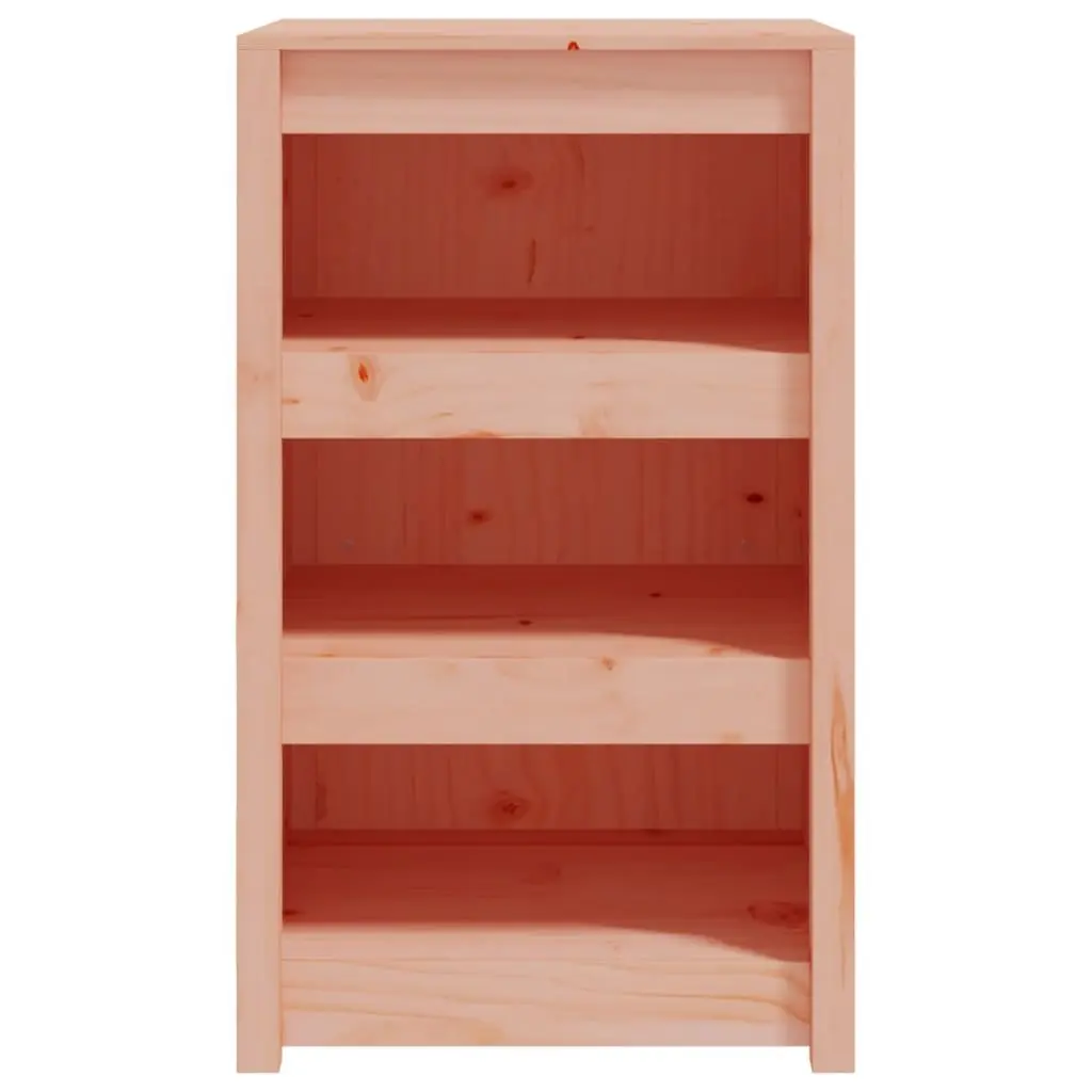 Outdoor Kitchen Cabinet Brown Solid Wood Storage Cupboard Garden Furniture
