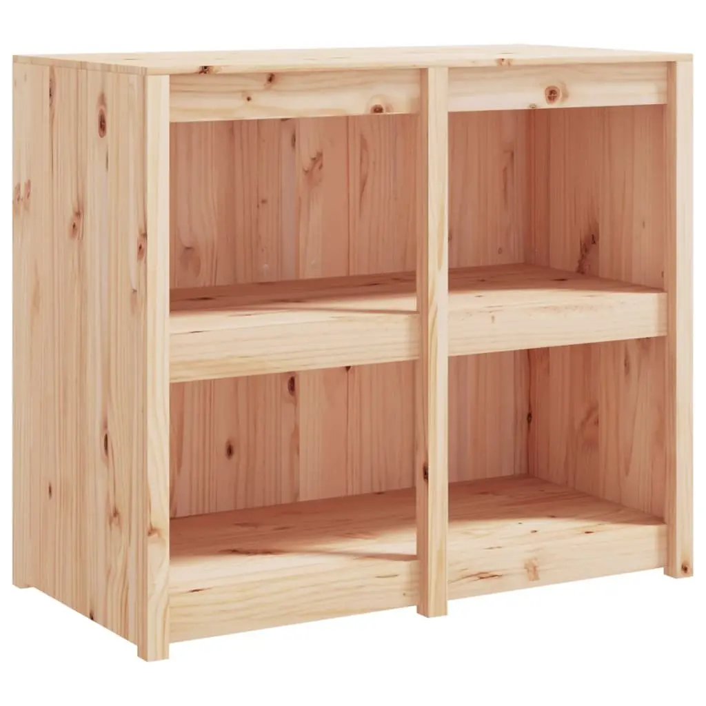 Outdoor Kitchen Cabinet Brown Solid Pine Wood 106x55x92cm