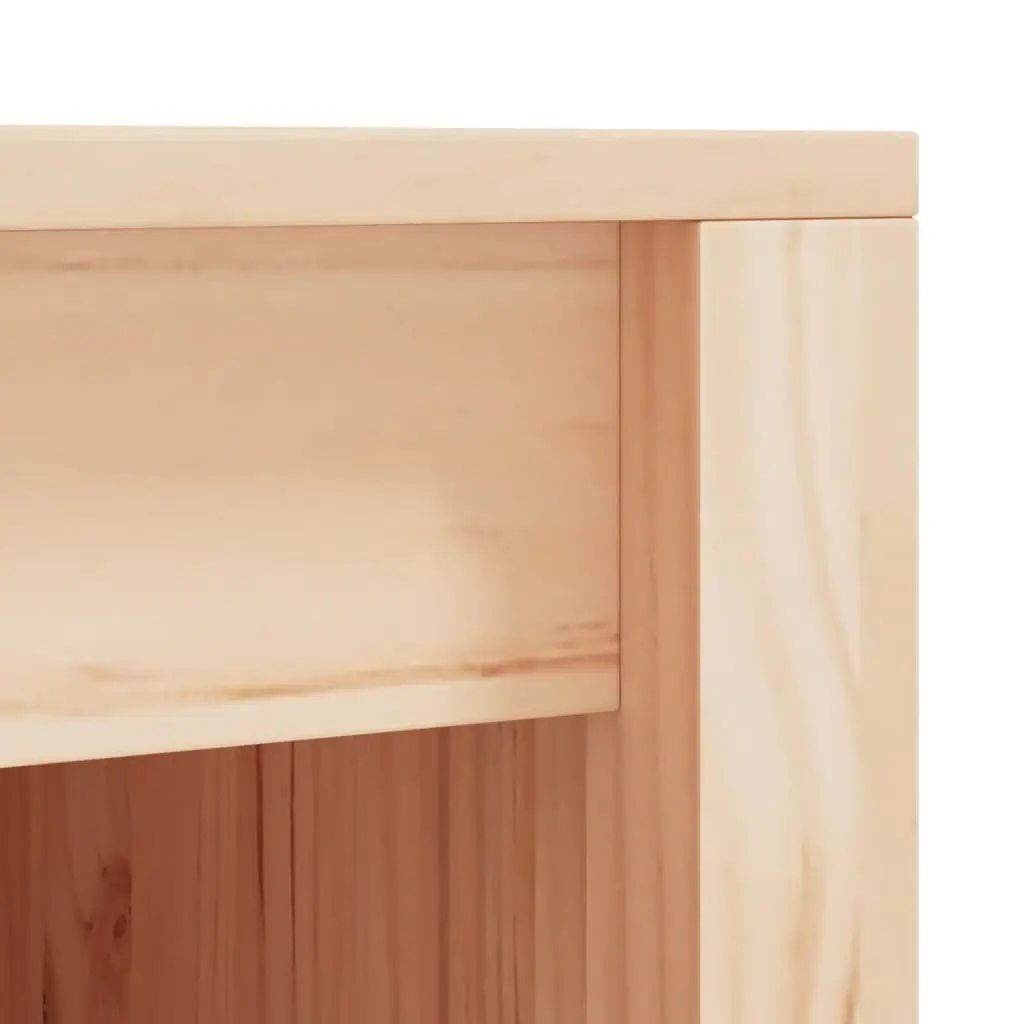 Outdoor Kitchen Cabinet Brown Solid Pine Wood 106x55x92cm