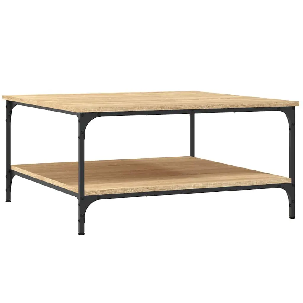 Brown Engineered Wood Coffee Table with Storage