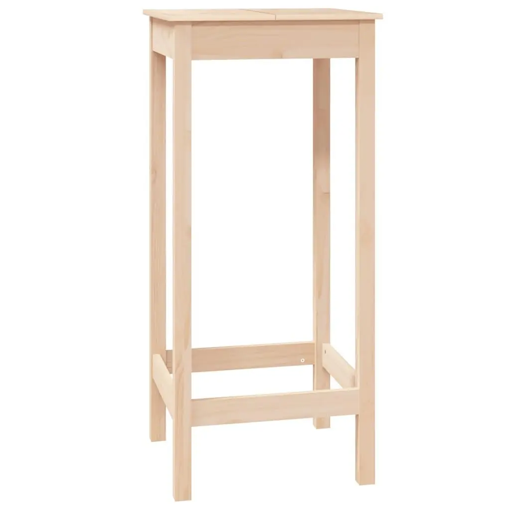 Solid Pine Wood Bar Table for Dining and Entertaining