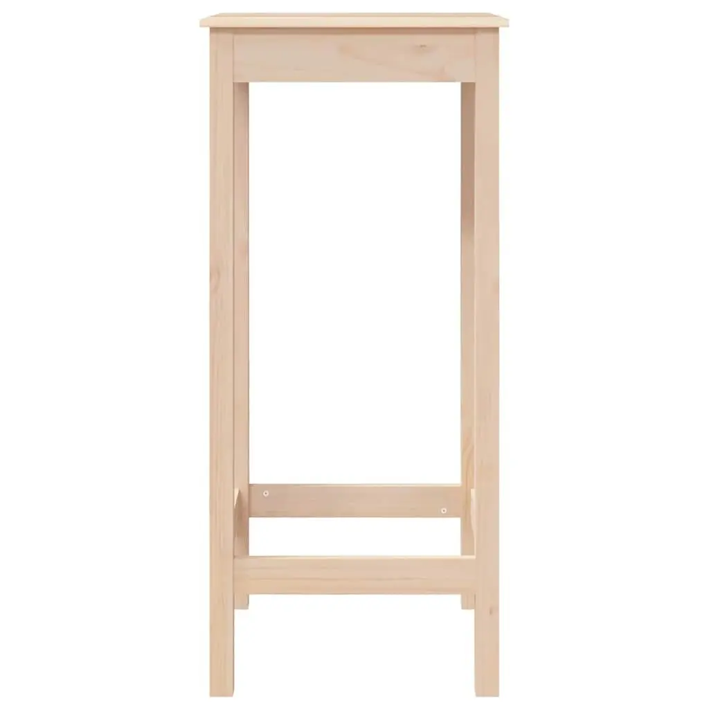 Solid Pine Wood Bar Table for Dining and Entertaining