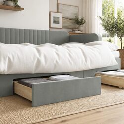 Under Bed Storage Drawers - 2 Pack in Grey