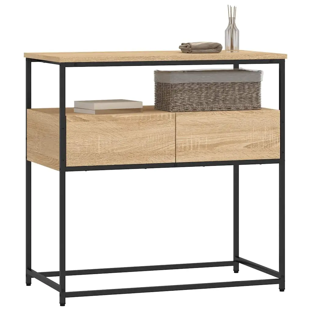 Sonoma Oak Console Table for Entryway and Living Spaces