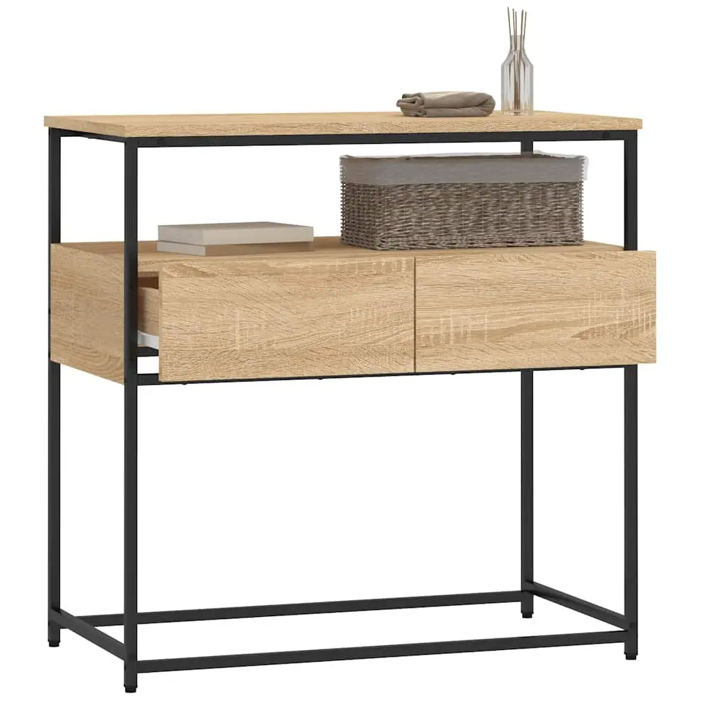 Sonoma Oak Console Table for Entryway and Living Spaces