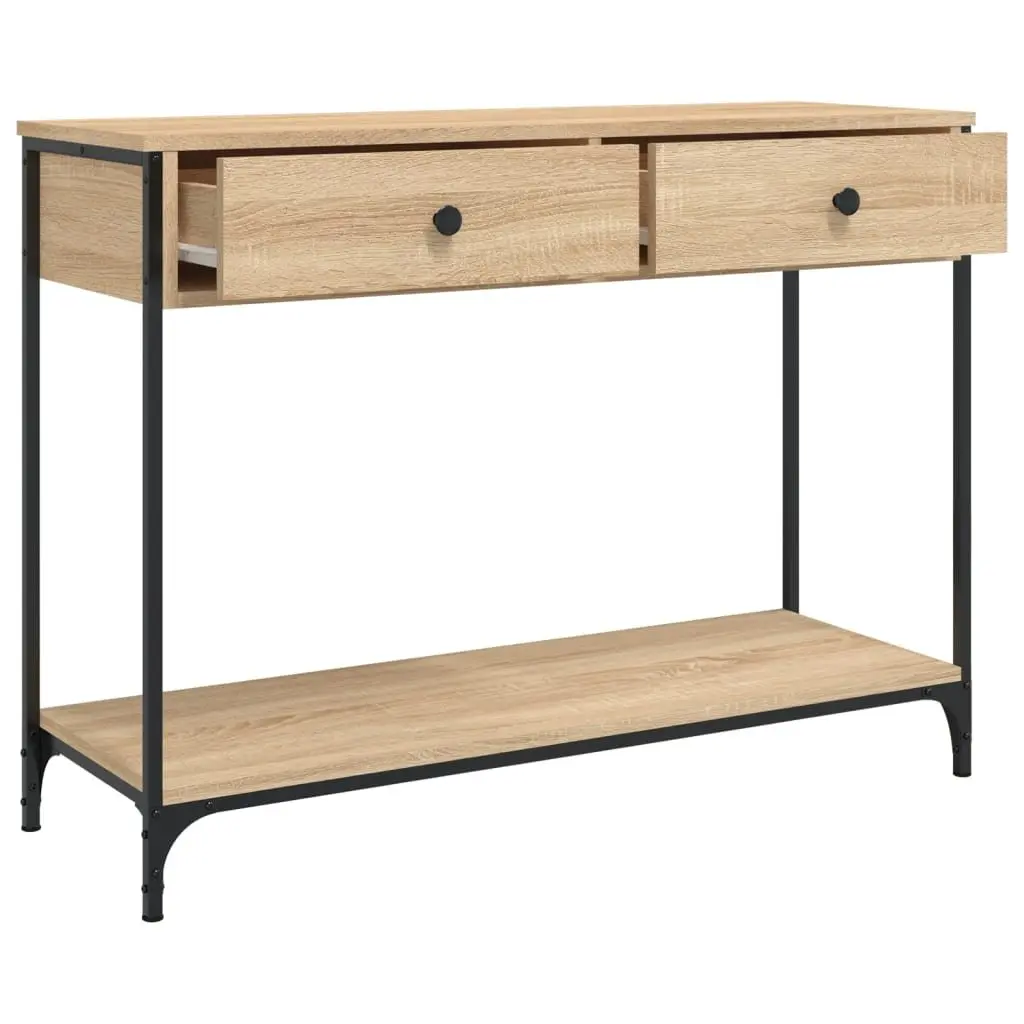 Sonoma Oak Brown Console Table for Entryways