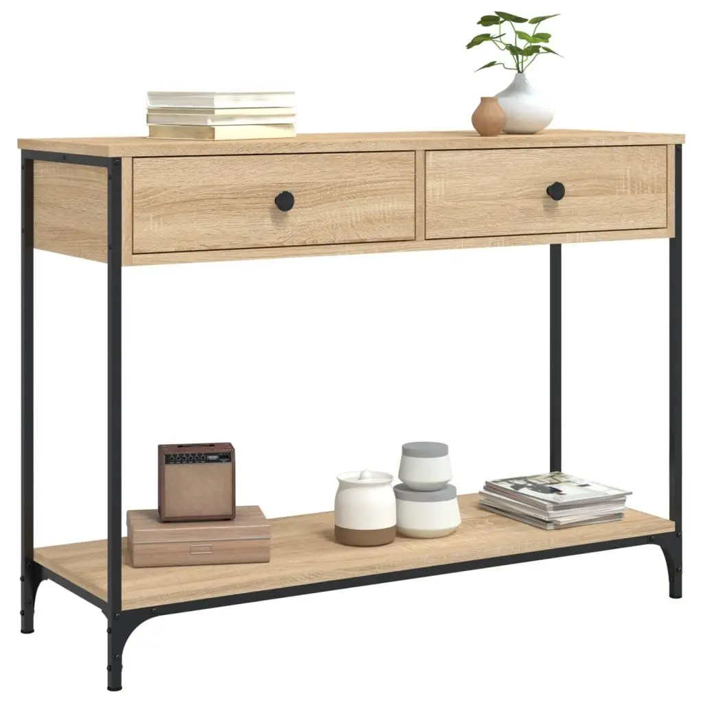 Sonoma Oak Brown Console Table for Entryways