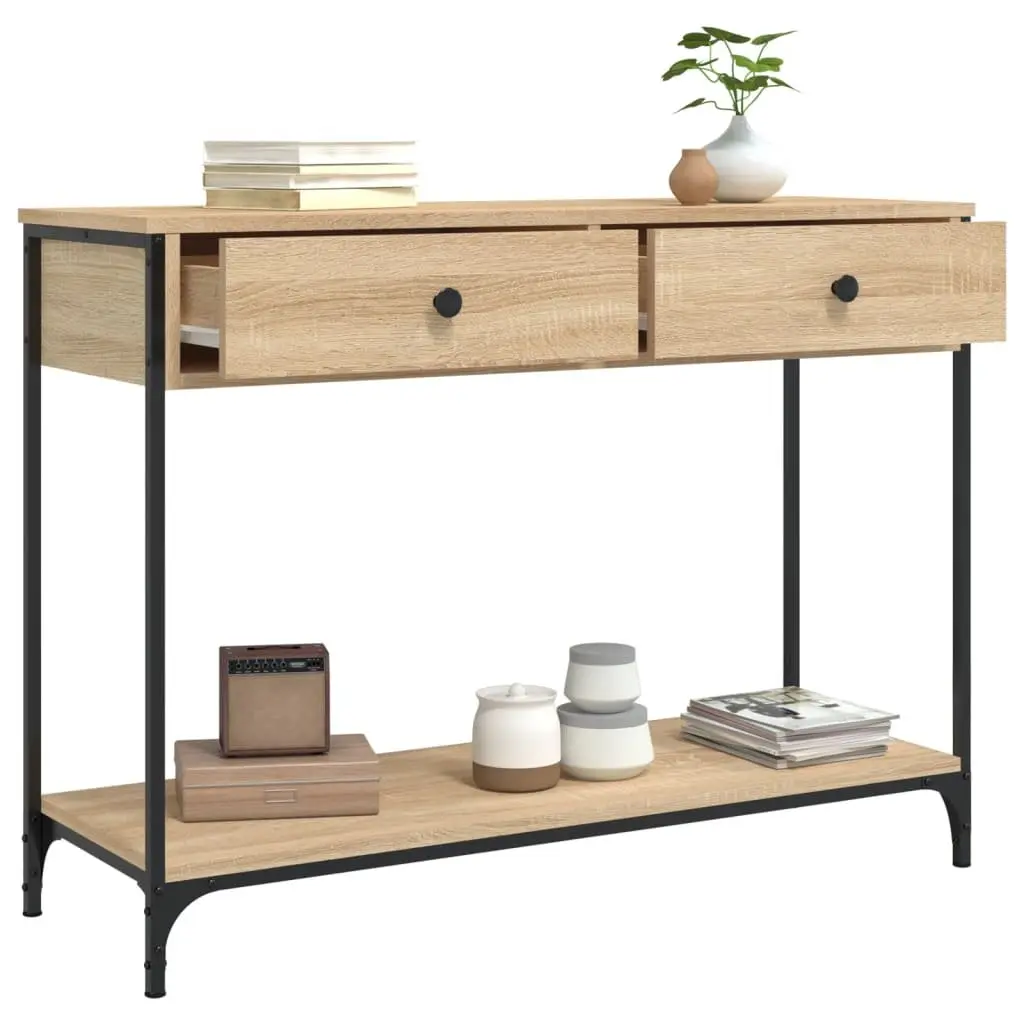 Sonoma Oak Brown Console Table for Entryways