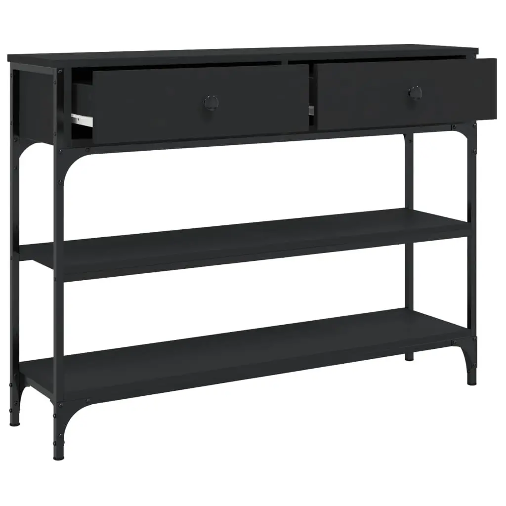 Black Console Table for Entryway and Living Room