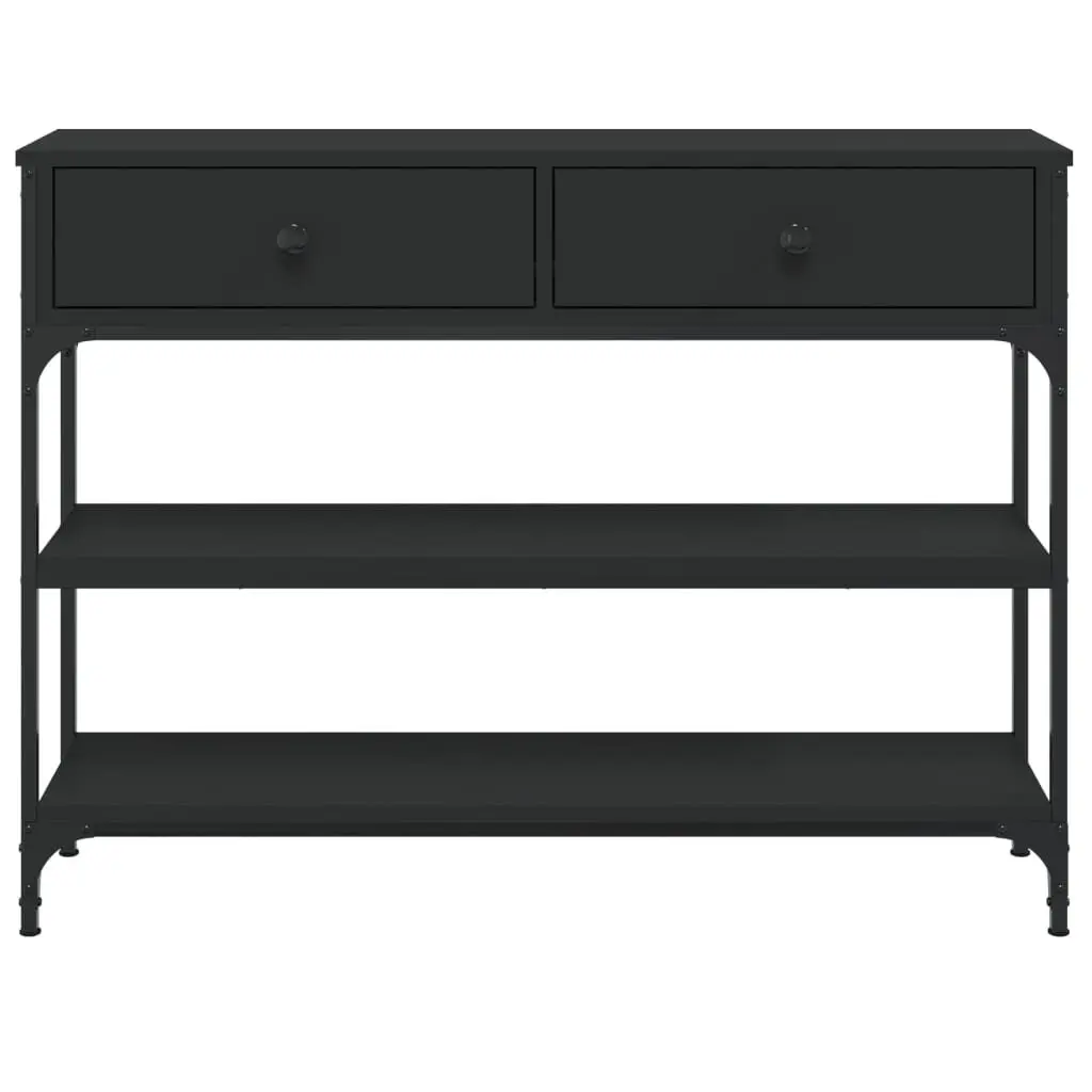 Black Console Table for Entryway and Living Room