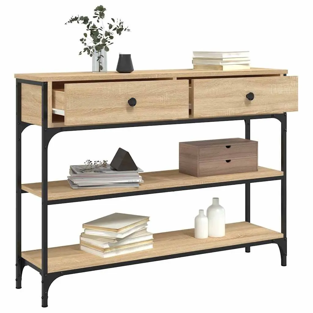 Sonoma Oak Console Table for Entryway and Hallway