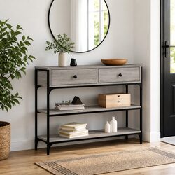 Grey Sonoma Console Table for Entryway and Hallway