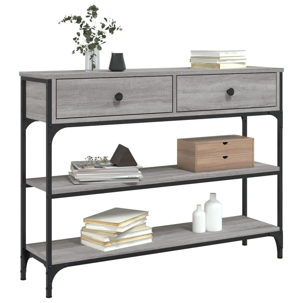 Grey Sonoma Console Table for Entryway and Hallway