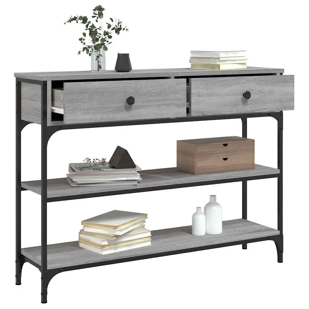 Grey Sonoma Console Table for Entryway and Hallway