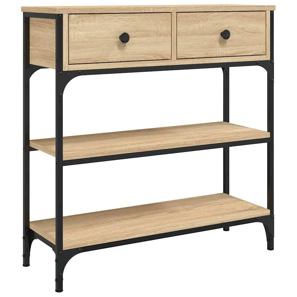 Sonoma Oak Console Table for Hallway and Living Room