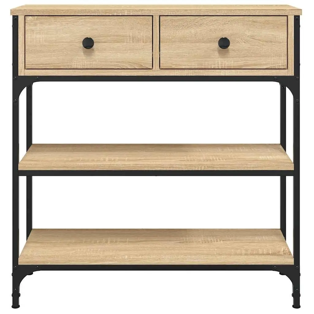 Sonoma Oak Console Table for Hallway and Living Room