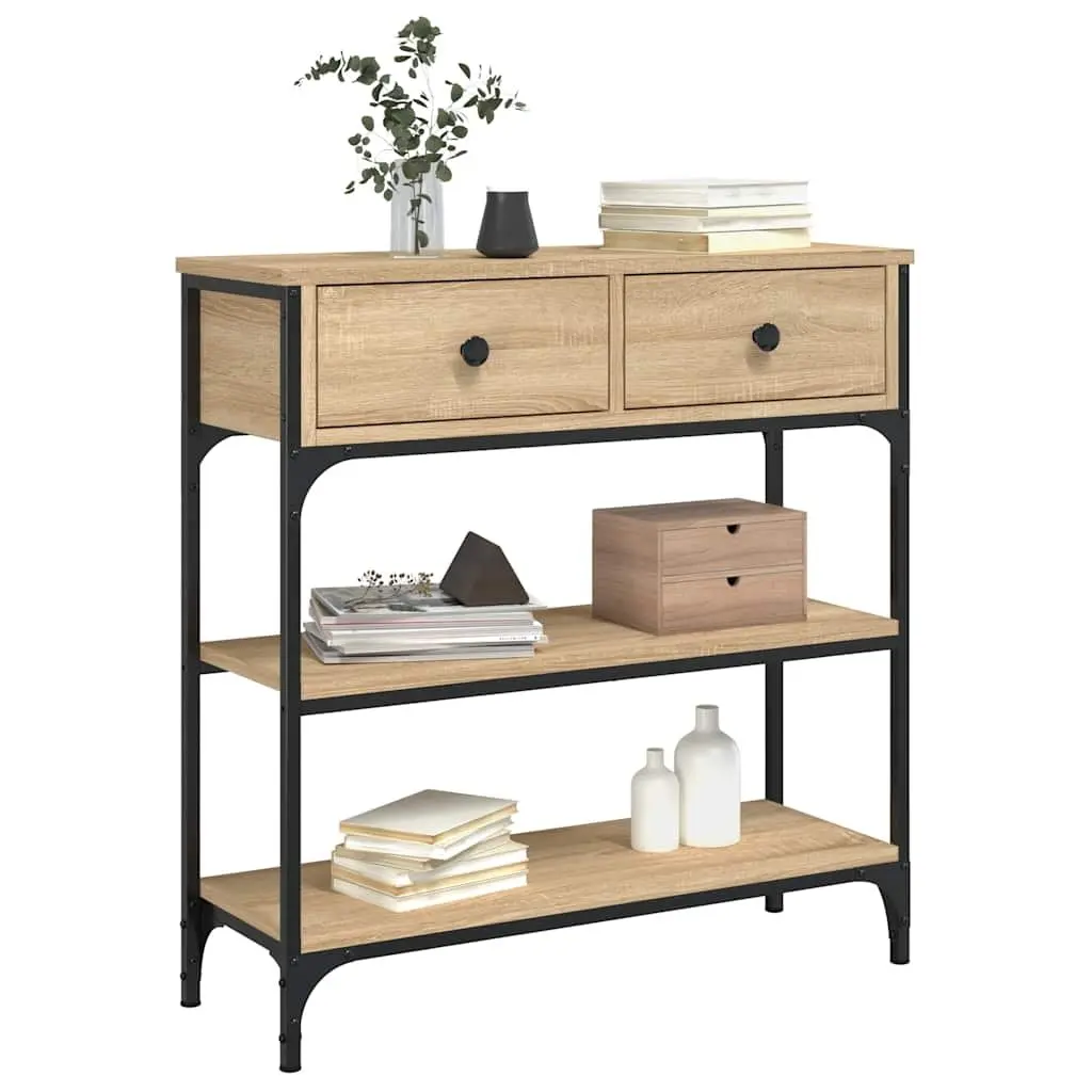 Sonoma Oak Console Table for Hallway and Living Room