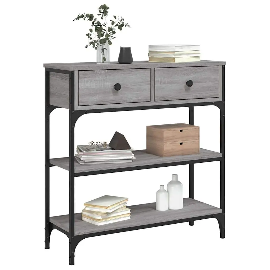Grey Sonoma Console Table for Entryway and Living Room