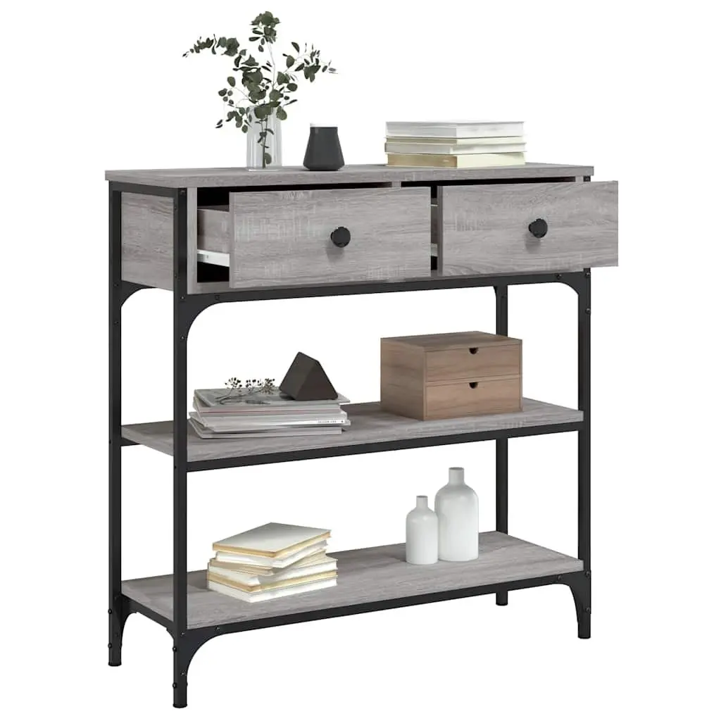 Grey Sonoma Console Table for Entryway and Living Room