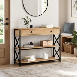 Sonoma Oak Console Table for Hallway or Living Room
