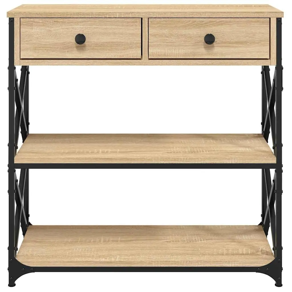 Brown Accent Console Table for Entryway or Hallway