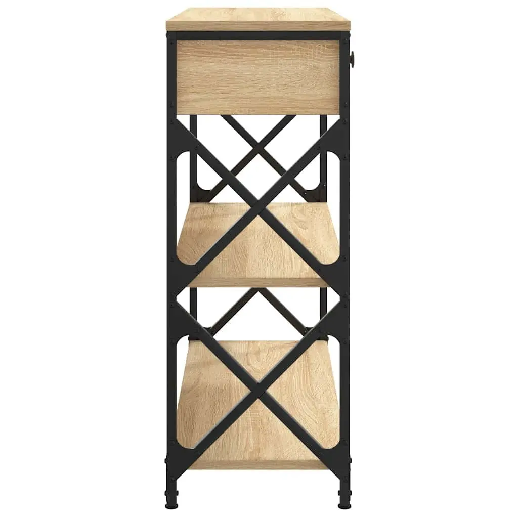 Brown Accent Console Table for Entryway or Hallway