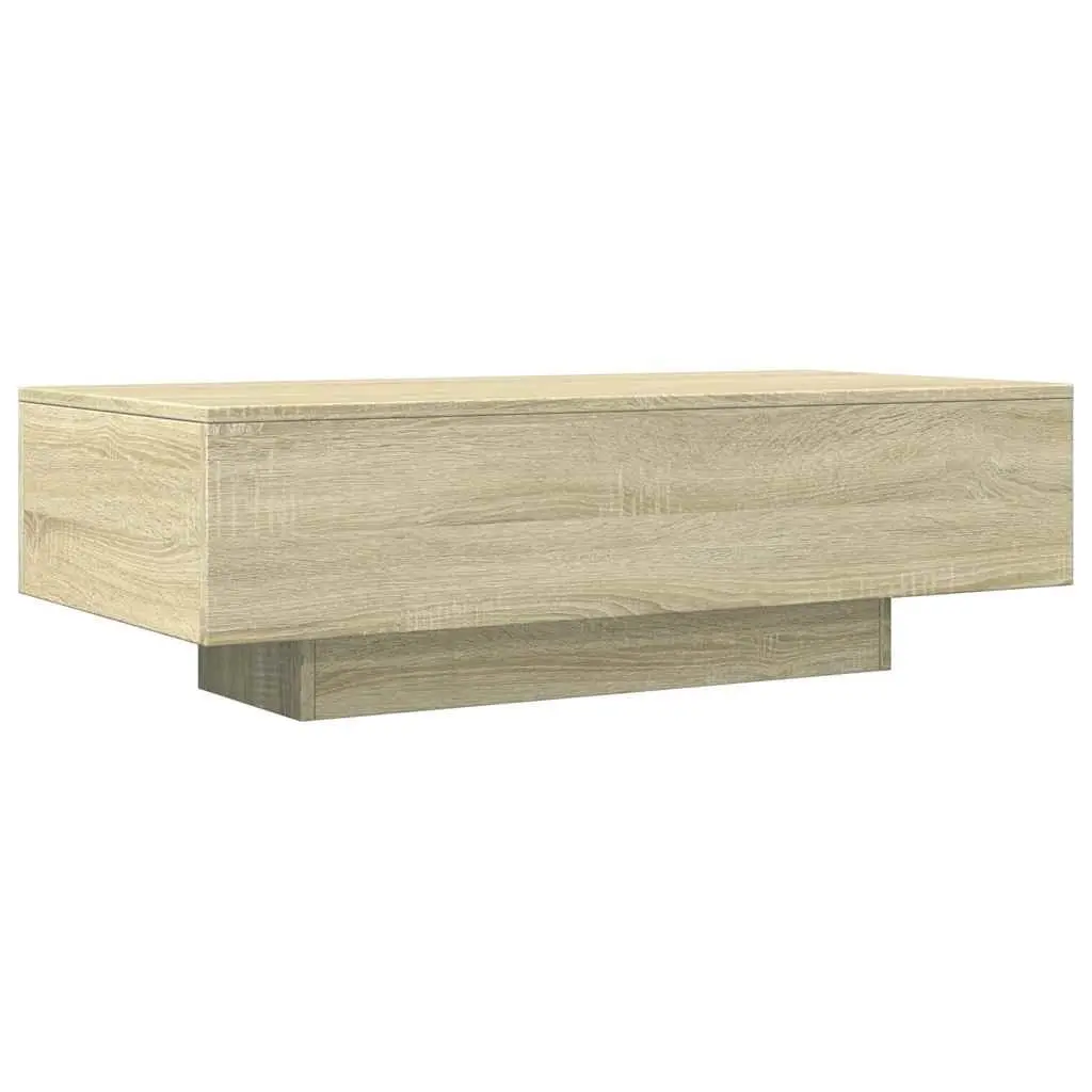 Sonoma Oak Coffee Table 100x49.5x31 cm Engineered Wood