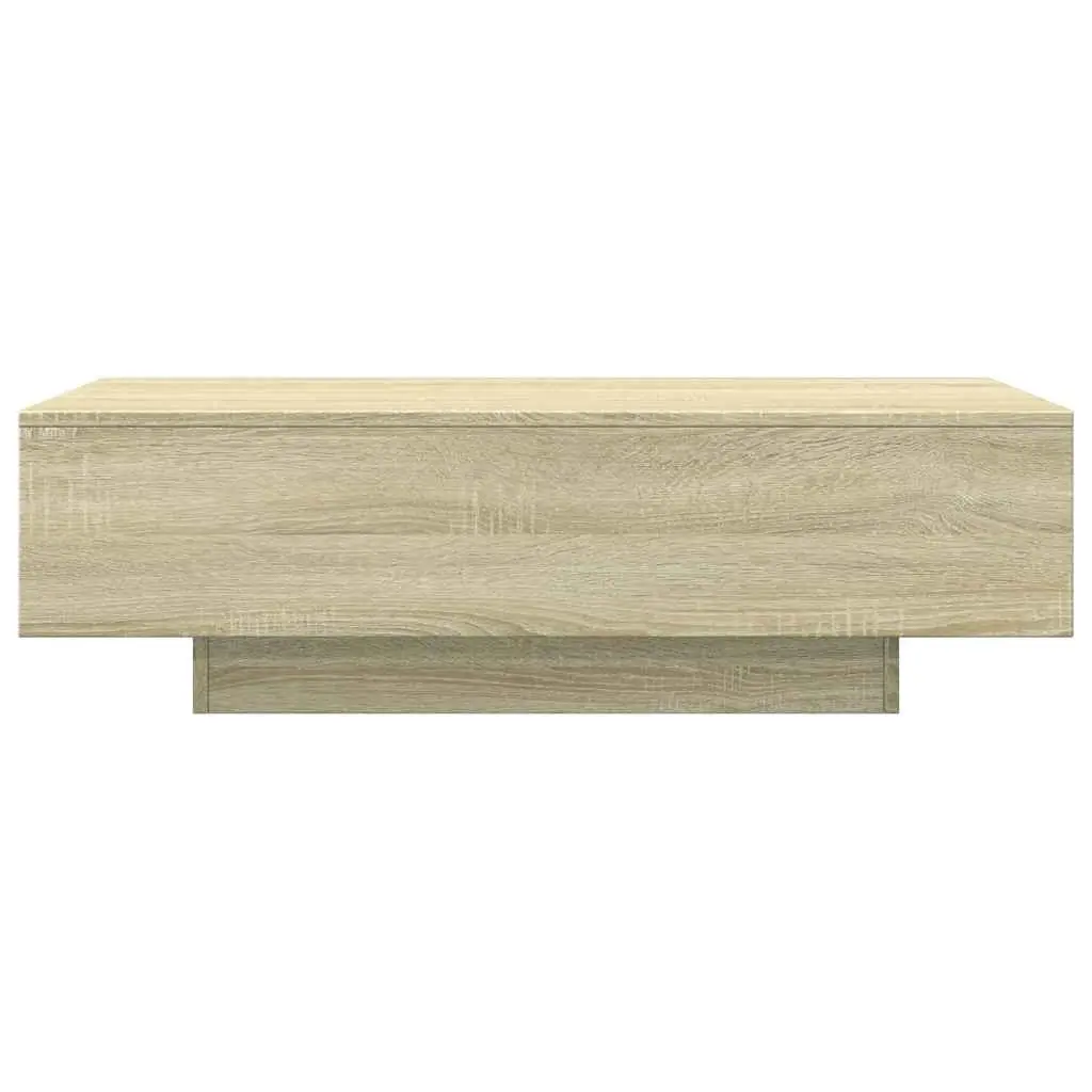 Sonoma Oak Coffee Table 100x49.5x31 cm Engineered Wood