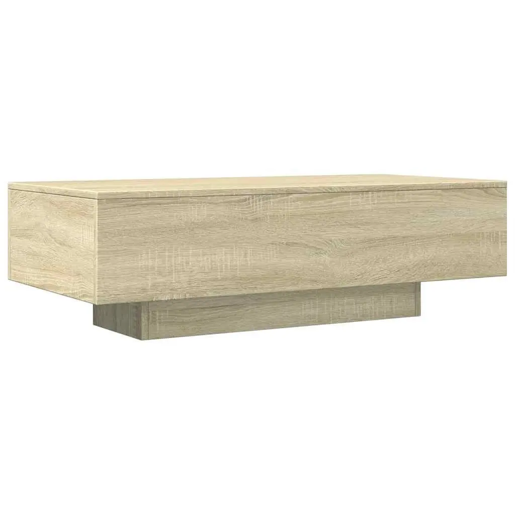Sonoma Oak Coffee Table 100x49.5x31 cm Engineered Wood