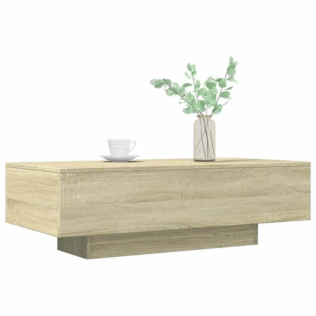 Sonoma Oak Coffee Table 100x49.5x31 cm Engineered Wood