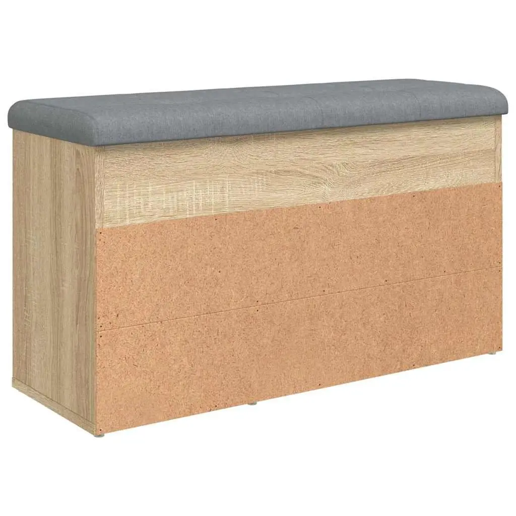 Padded Shoe Bench with Storage for Entryway or Bedroom