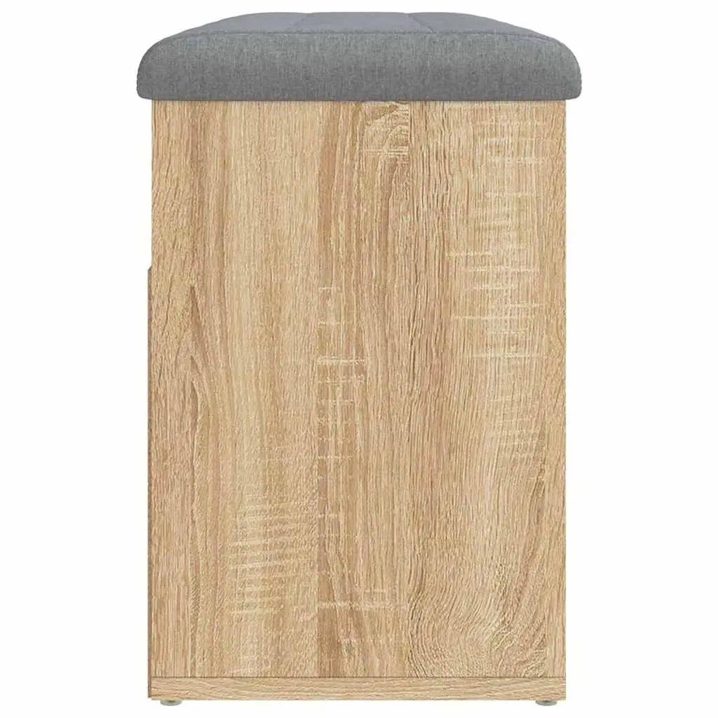Padded Shoe Bench with Storage for Entryway or Bedroom