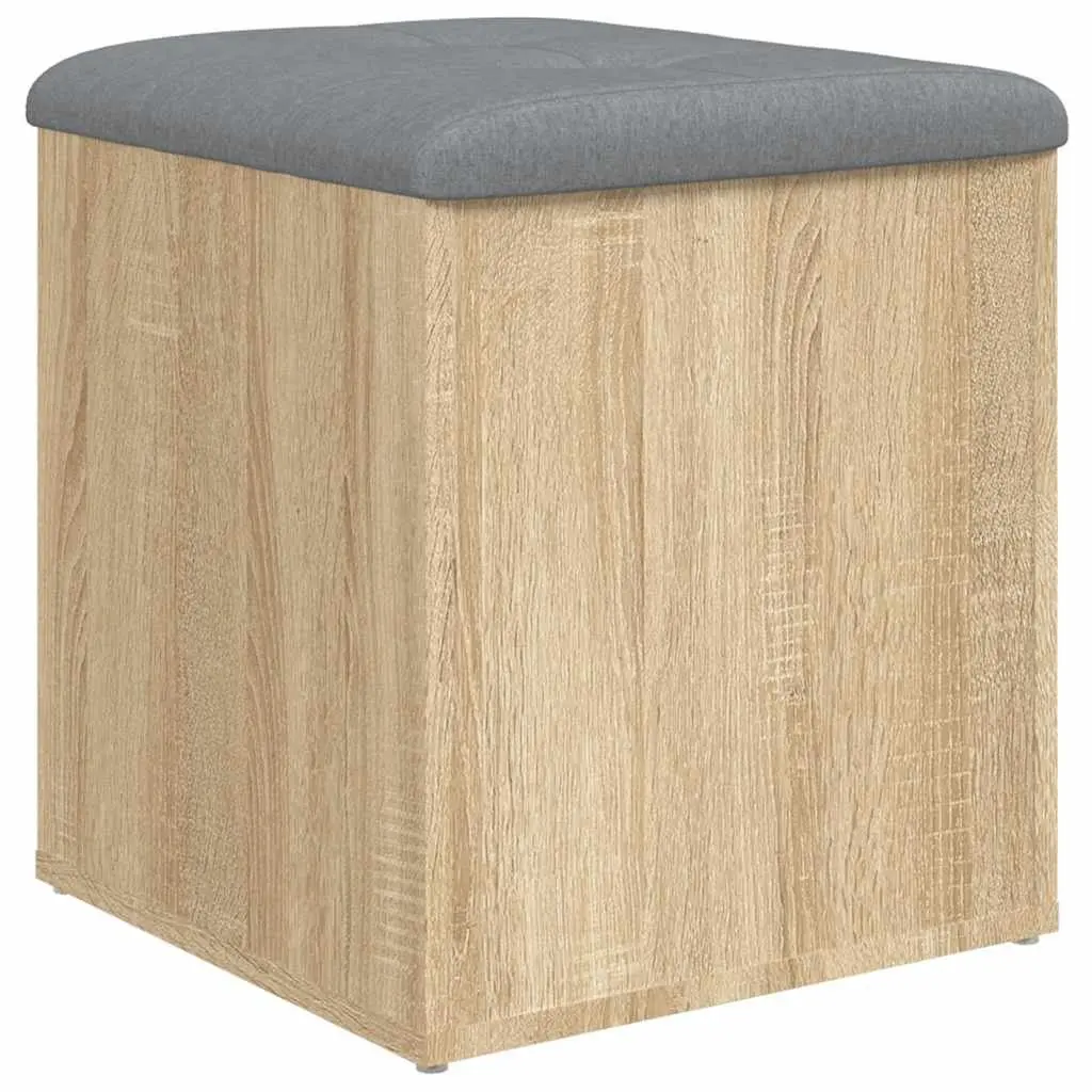 Storage Bench in Sonoma Oak 42x42x45 cm
