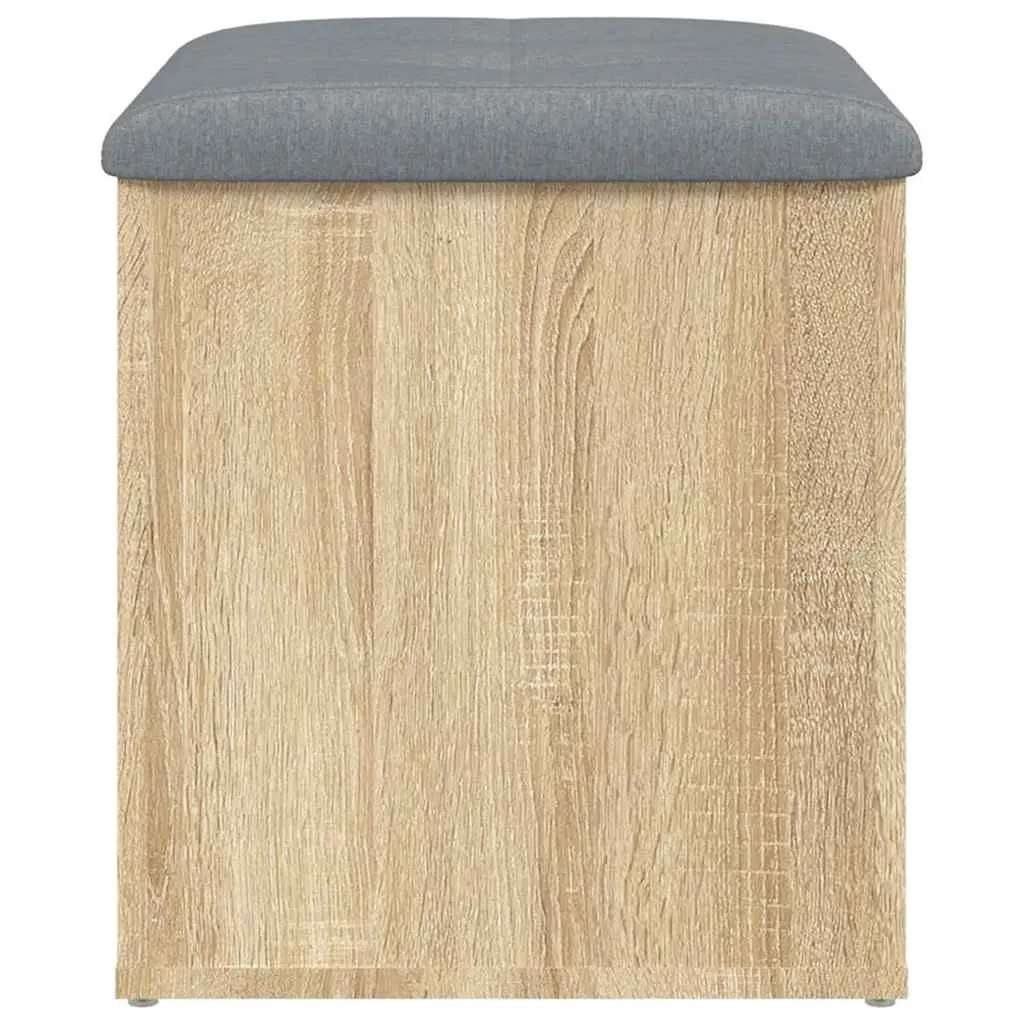 Storage Bench in Sonoma Oak 42x42x45 cm